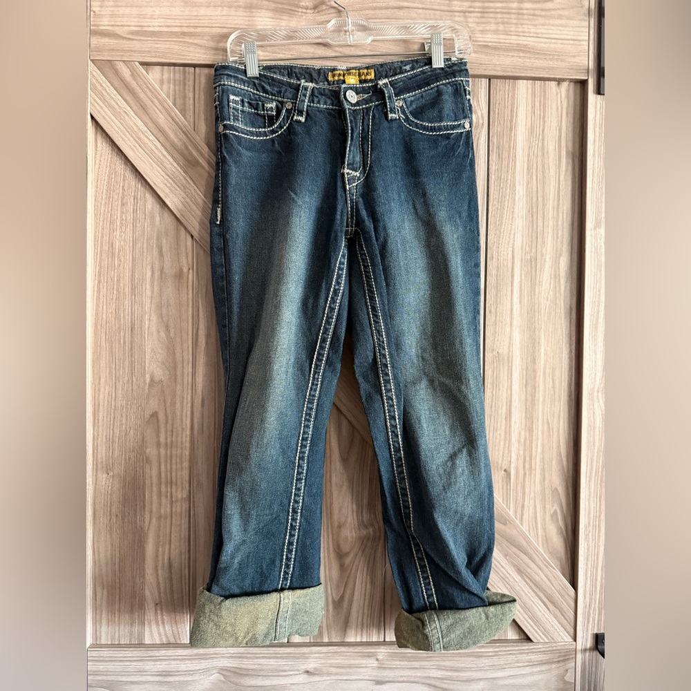 Women's Blue Boyfriend Jeans